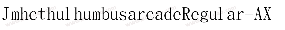 JmhcthulhumbusarcadeRegular-AXW6字体转换