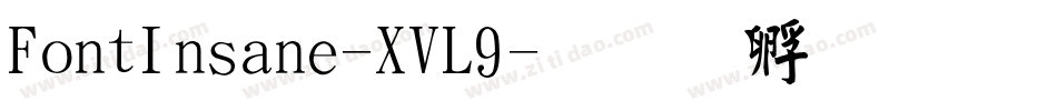 FontInsane-XVL9字体转换
