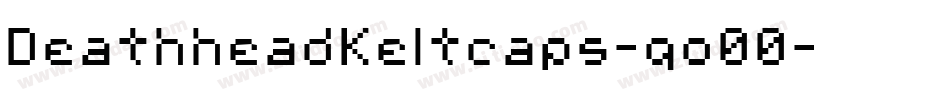 DeathheadKeltcaps-qo00字体转换