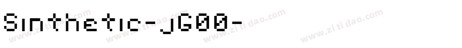 Sinthetic-jG00字体转换