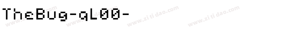 TheBug-qL00字体转换