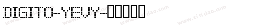 Digito-yEVY字体转换