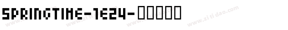 Springtime-1e24字体转换