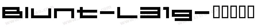 Blunt-L31g字体转换