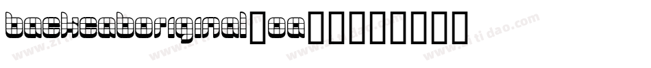BackcabOriginal-OA06字体转换