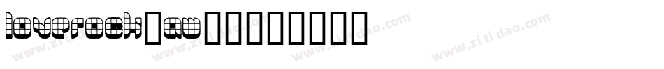 LoveRock-aw29字体转换