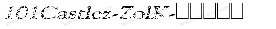 101Castlez-ZolK字体转换