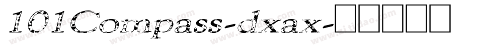 101Compass-dxax字体转换