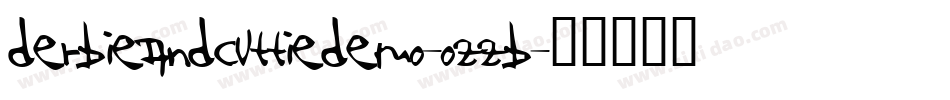 DerbieAndCuttieDemo-oZZB字体转换