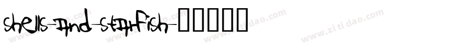 Shells-And-Starfish字体转换