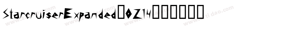 StarcruiserExpanded-0Z14字体转换
