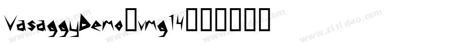 VasaggyDemo-vmg14字体转换