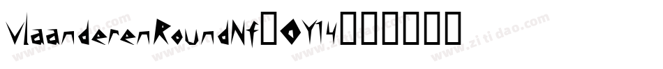 VlaanderenRoundNf-OY14字体转换