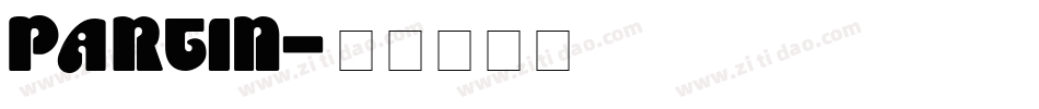 PARTIN字体转换