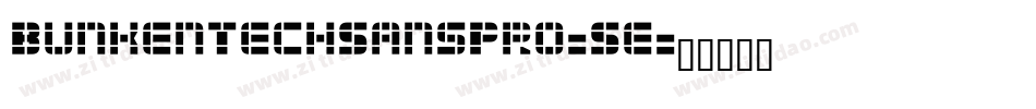 BunkenTechSansPro-Se字体转换