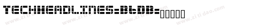 TechHeadlines-B6DB字体转换