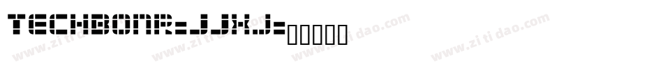 Techbonr-JJxj字体转换