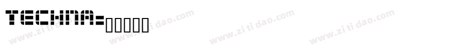 Techna字体转换