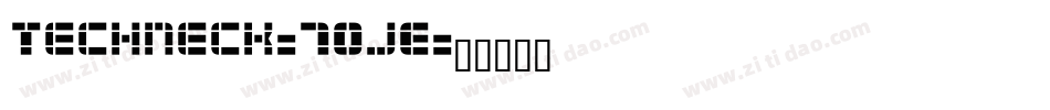 Techneck-7OjE字体转换