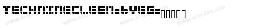 Techninecleen-6Ygg字体转换