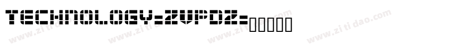 Technology-ZVpdZ字体转换