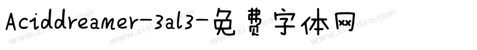 Aciddreamer-3al3字体转换