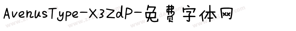 AvenusType-X3ZdP字体转换