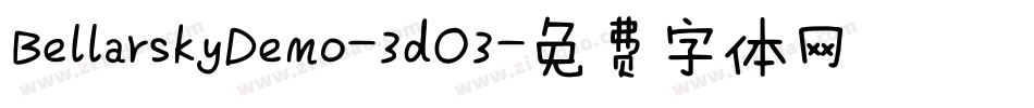BellarskyDemo-3dO3字体转换