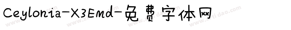 Ceylonia-X3Emd字体转换