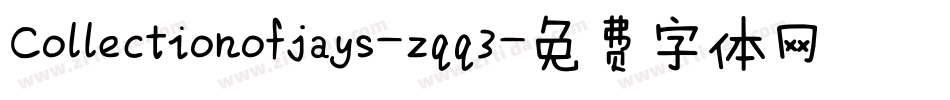 Collectionofjays-zqq3字体转换