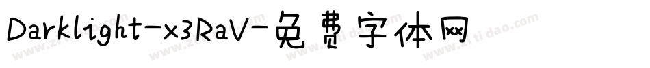 Darklight-x3RaV字体转换