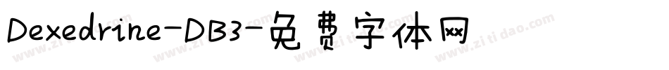 Dexedrine-DB3字体转换