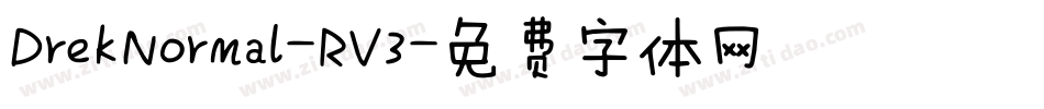 DrekNormal-RV3字体转换