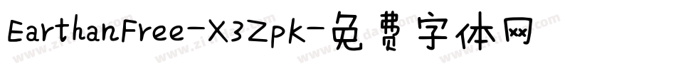 EarthanFree-X3ZpK字体转换