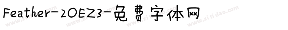 Feather-2OEZ3字体转换