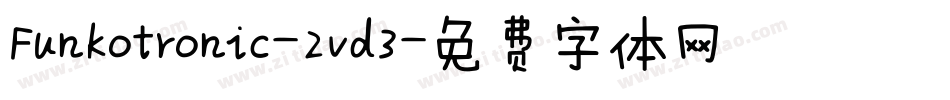 Funkotronic-2vd3字体转换