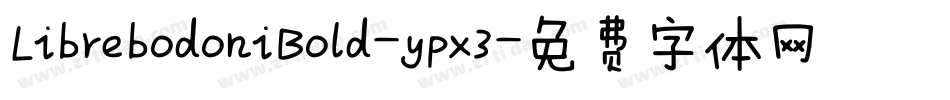 LibrebodoniBold-ypx3字体转换