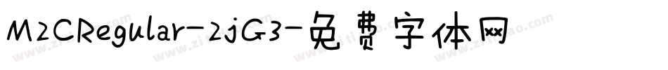 M2CRegular-2jG3字体转换
