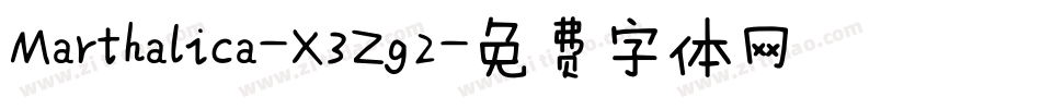 Marthalica-X3Zg2字体转换
