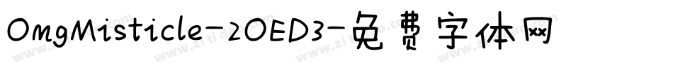 OmgMisticle-2OED3字体转换