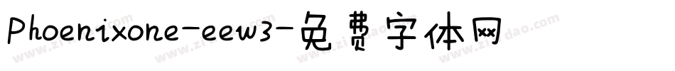 Phoenixone-eew3字体转换