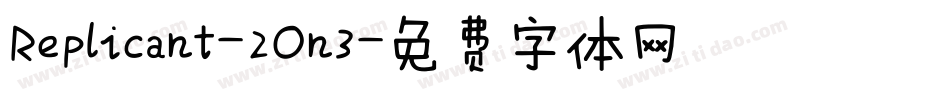 Replicant-2On3字体转换