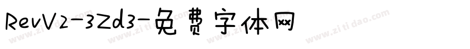 RevV2-3Zd3字体转换