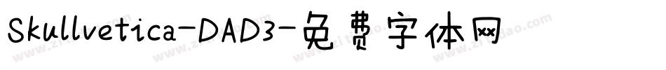 Skullvetica-DAD3字体转换