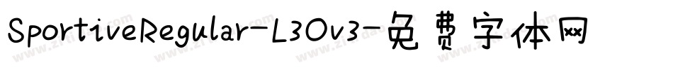 SportiveRegular-L3Ov3字体转换