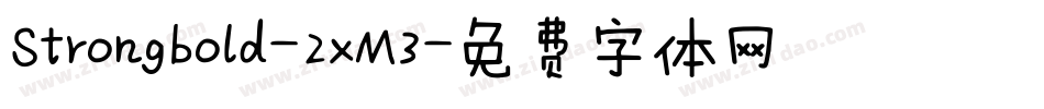 Strongbold-2xM3字体转换