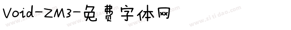 Void-ZM3字体转换