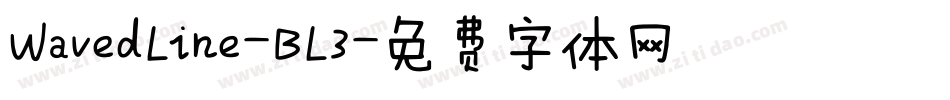WavedLine-BL3字体转换