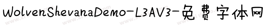 WolvenShevanaDemo-L3AV3字体转换