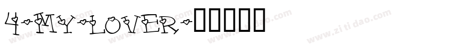 4-My-Lover字体转换
